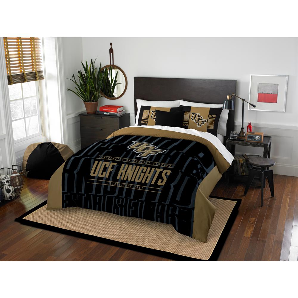 Central Florida 3 Piece Modern Take Multi Full Queen Comforter Set