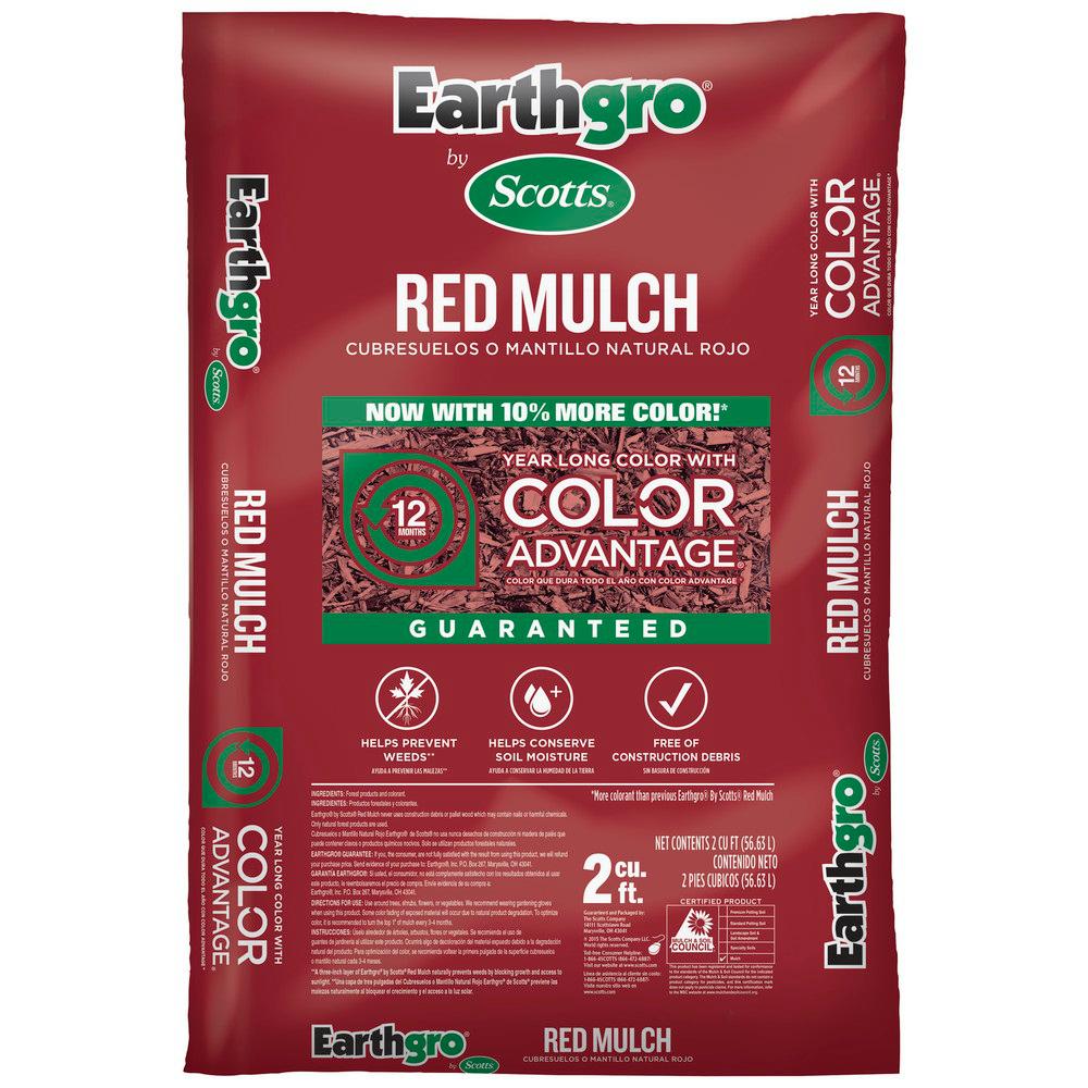 Scotts Earthgro 2 Cu Ft Red Mulch Olemanch
