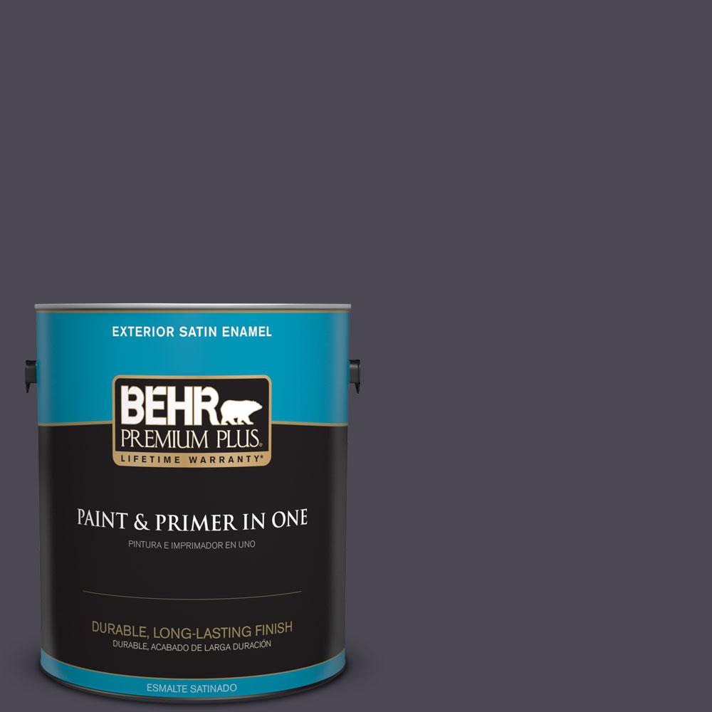 BEHR Premium Plus 1gal. N5607 LimoScene Satin Enamel