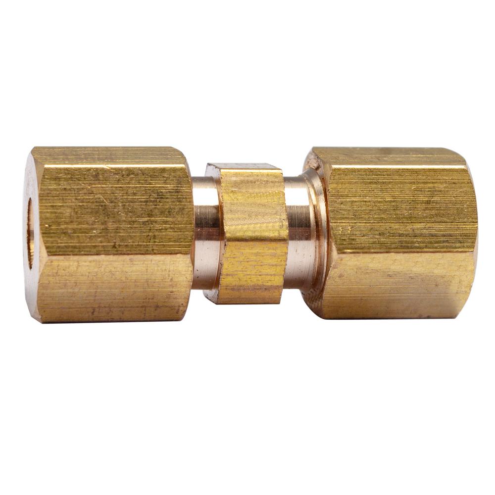 LTWFITTING 3/16 in. O.D. x 1/4 in. O.D. Brass Compression Reducing ...