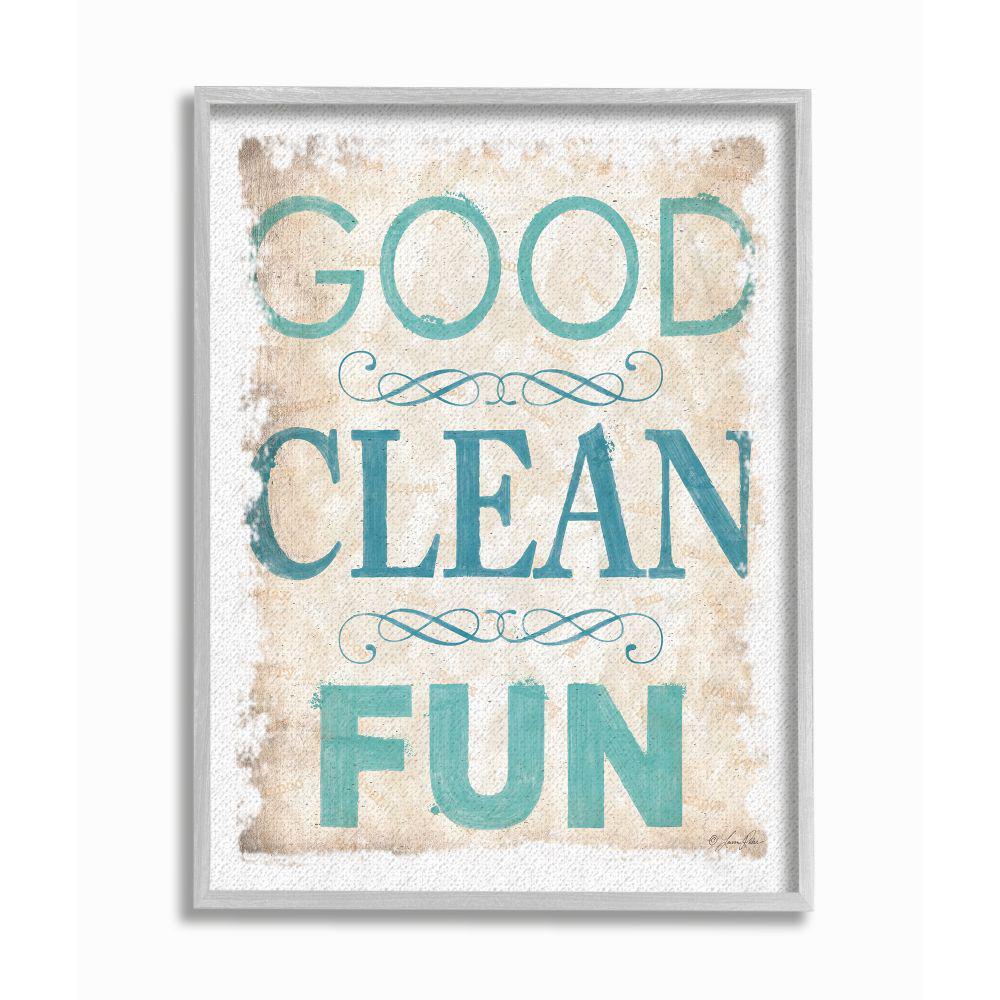 The Stupell Home Decor Collection 11 In X 14 In Blue And Tan