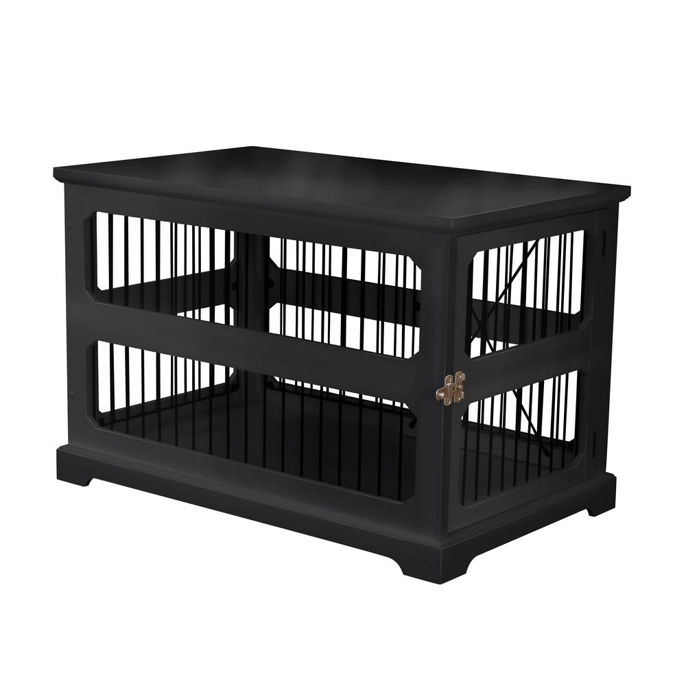small white dog crate
