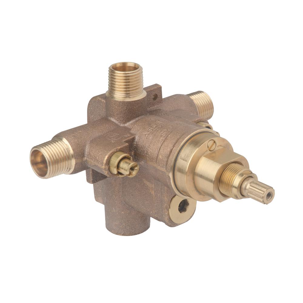 Symmons Temptrol PressureBalancing Tub/Shower Valve with VersaFlex Integral Diverter and