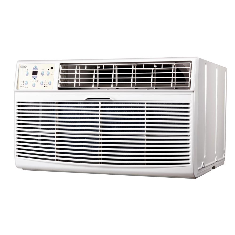 White With Heater 100 200 Wall Air Conditioners The Home Depot - Heater Air Conditioner Wall Unit