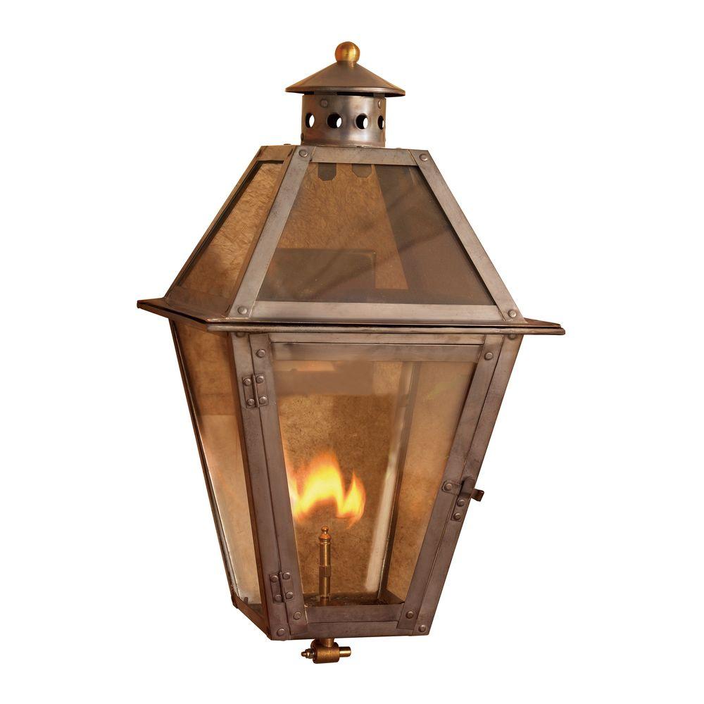 Grand Isle 18 In Outdoor Washed Pewter Gas Wall Lantern Grand Isle 18 In Outdoor Washed Pewter Gas Wall Lantern