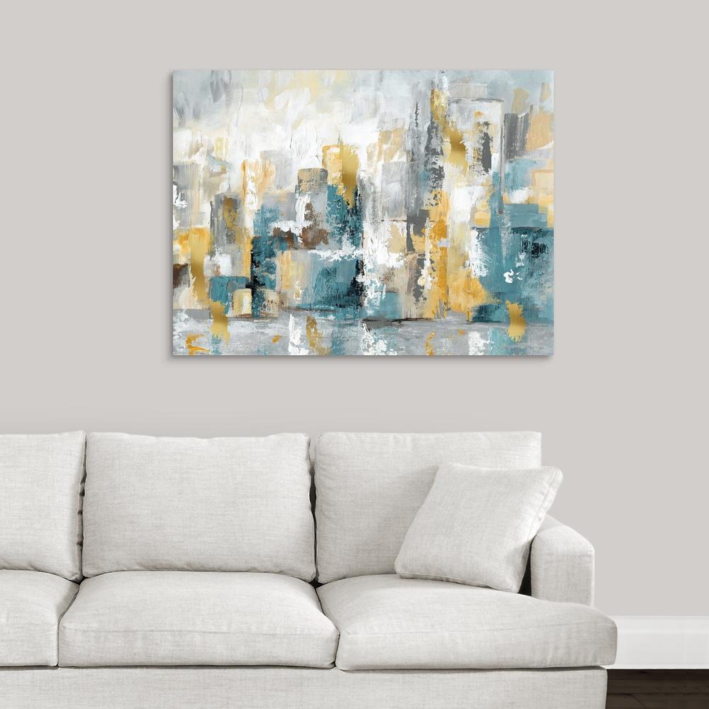 City Views I By Nan F Canvas Wall Art - Abstract Cityscape Canvas Wall Art City Views I By Nan F Canvas Wall Art - Abstract Cityscape Canvas Wall Art