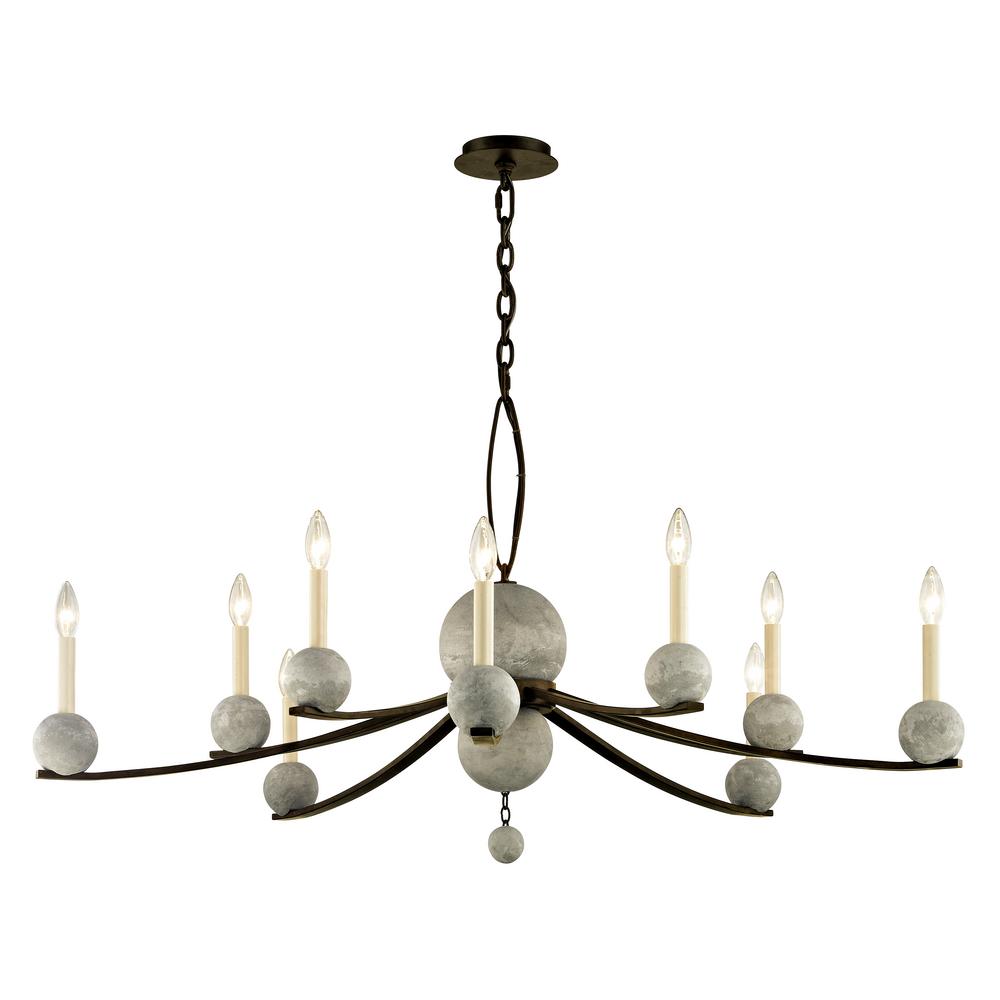 Troy Lighting Tallulah 10 Light Natural Rust 48 In D Chandelier Troy Lighting Tallulah 10 Light Natural Rust 48 In D Chandelier