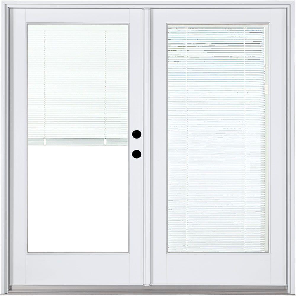 MP Doors 72 in. x 80 in. Fiberglass Smooth White LeftHand Inswing