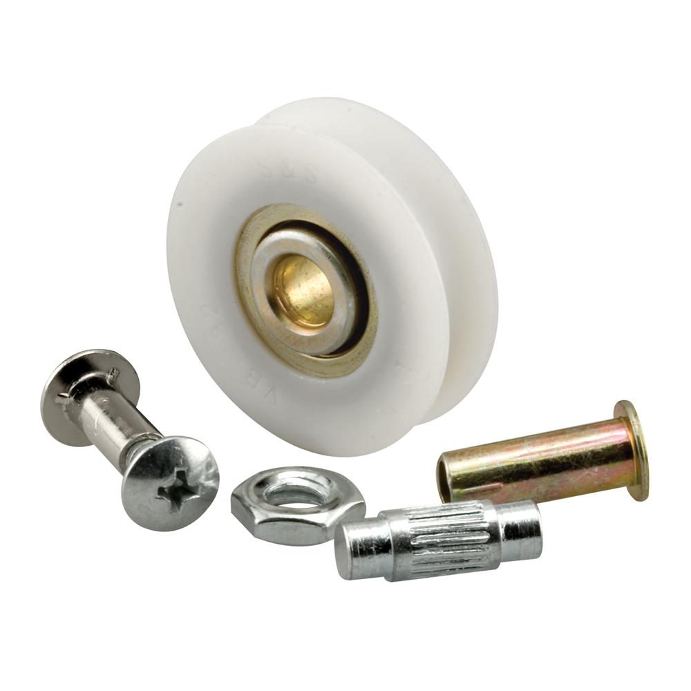 1-1//4/" Nylon Wheel Aluminum Housing Patio Sliding Glass Door Rollers Set of 2