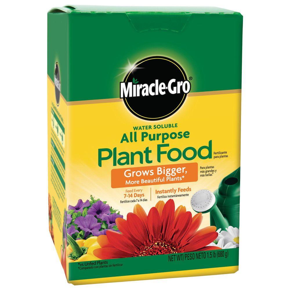 Miracle-Gro Water Soluble 1.5 lb. All-Purpose Plant Food ...