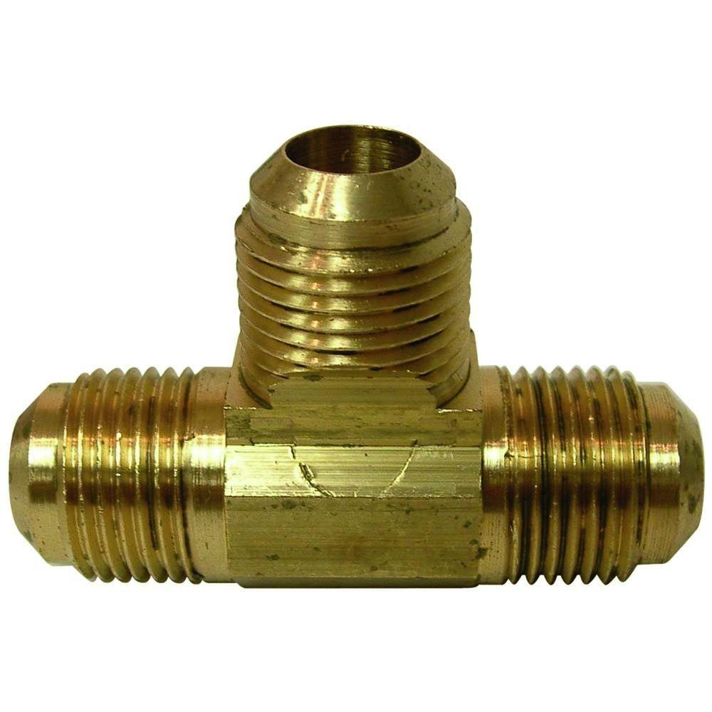 Everbilt 1/2 in. Flare Brass Tee Fitting801479 The Home Depot
