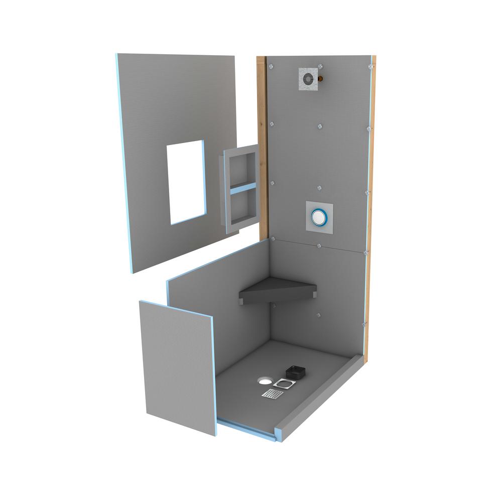 Wedi Fundo Primo 36 In X 48 Shower Kit Wedi Fundo Primo 36 In X 48 Shower Kit