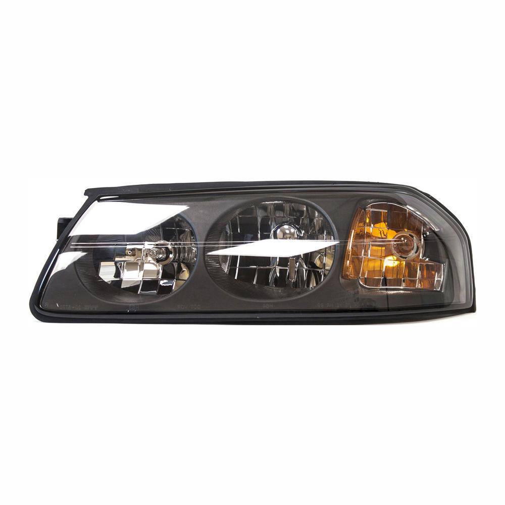 Fit 2000 2005 Chevy Impala Black Replacement Headlights Headlamps Left Right 2001 2002 2003 2004 Walmart Com Walmart Com