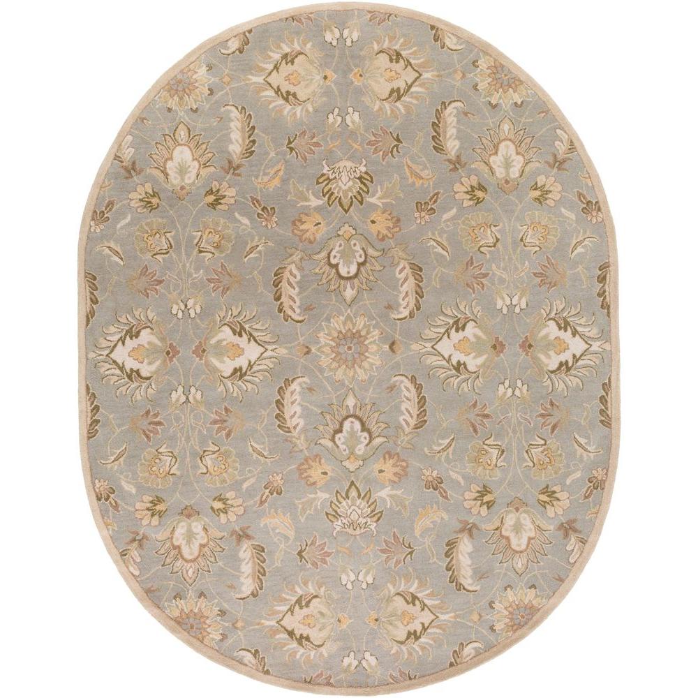 Artistic Weavers John Charcoal Gray 8 ft. x 10 ft. Oval Area Rug