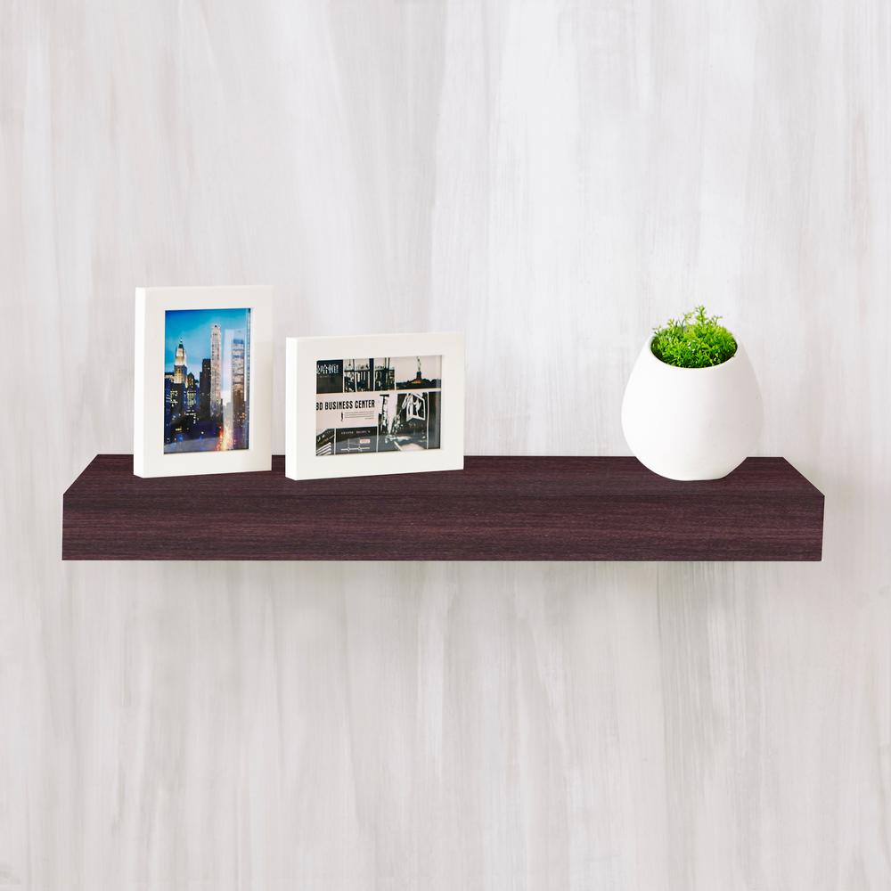 Way Basics Ravello 24 in. x 2 in. zBoard Wall Shelf ...