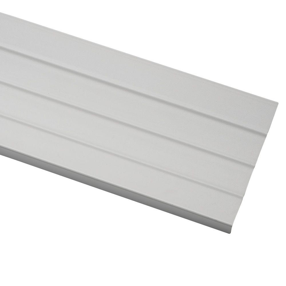 Cellwood Economy T4 12.75 in. x 12 ft. White Vinyl Solid Soffit