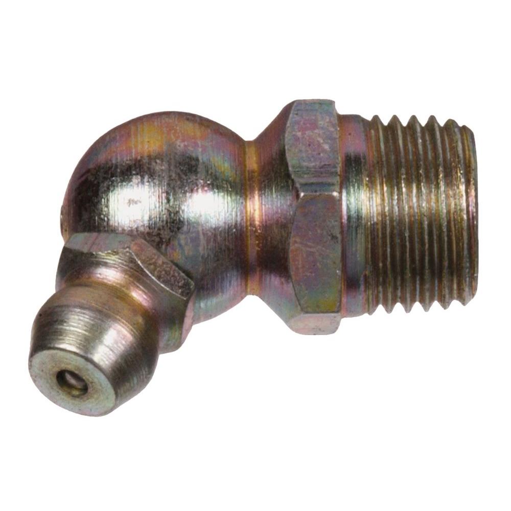 M8-1.0 STRAIGHT METRIC GREASE FITTING ZINC /& DICHROMATE PACK OF 25