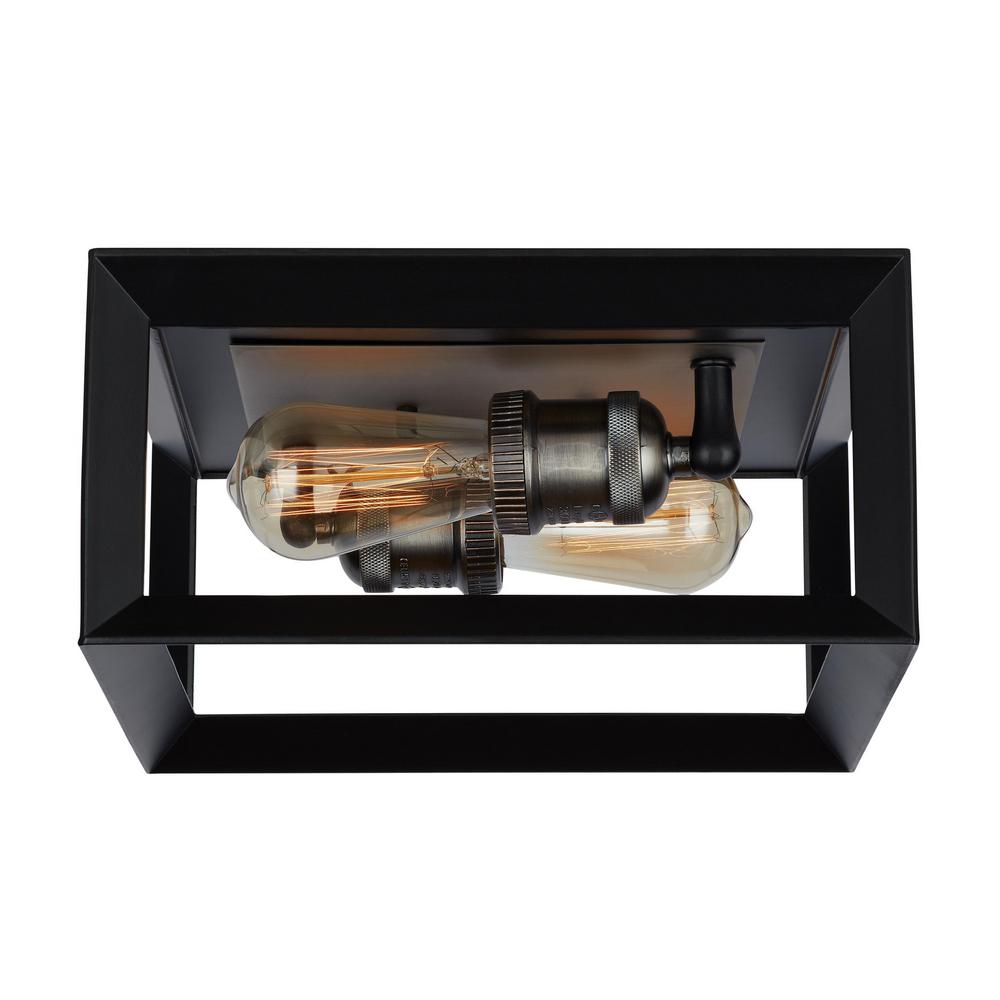 Home Decorators Collection Walden Forge 2 Light Black ...