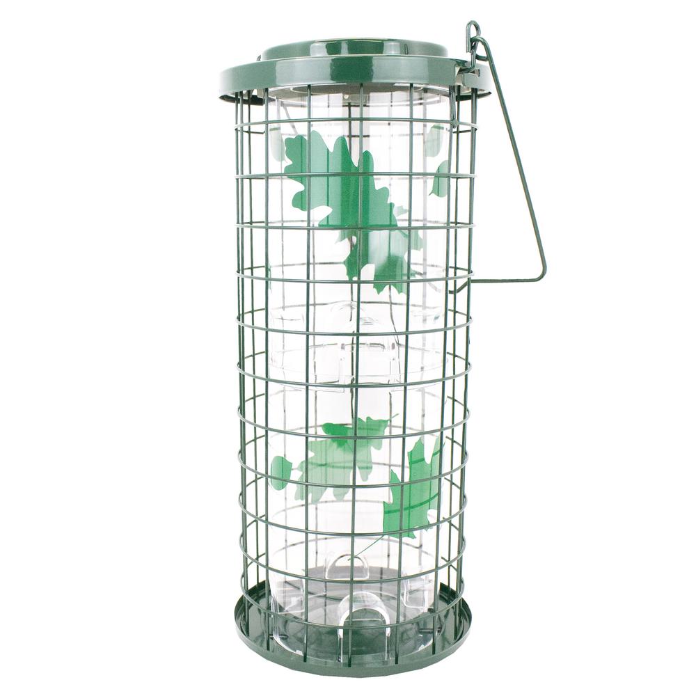 PerkyPet Green Squirrel Stumper Squirrel Proof Bird Feeder 3 lb
