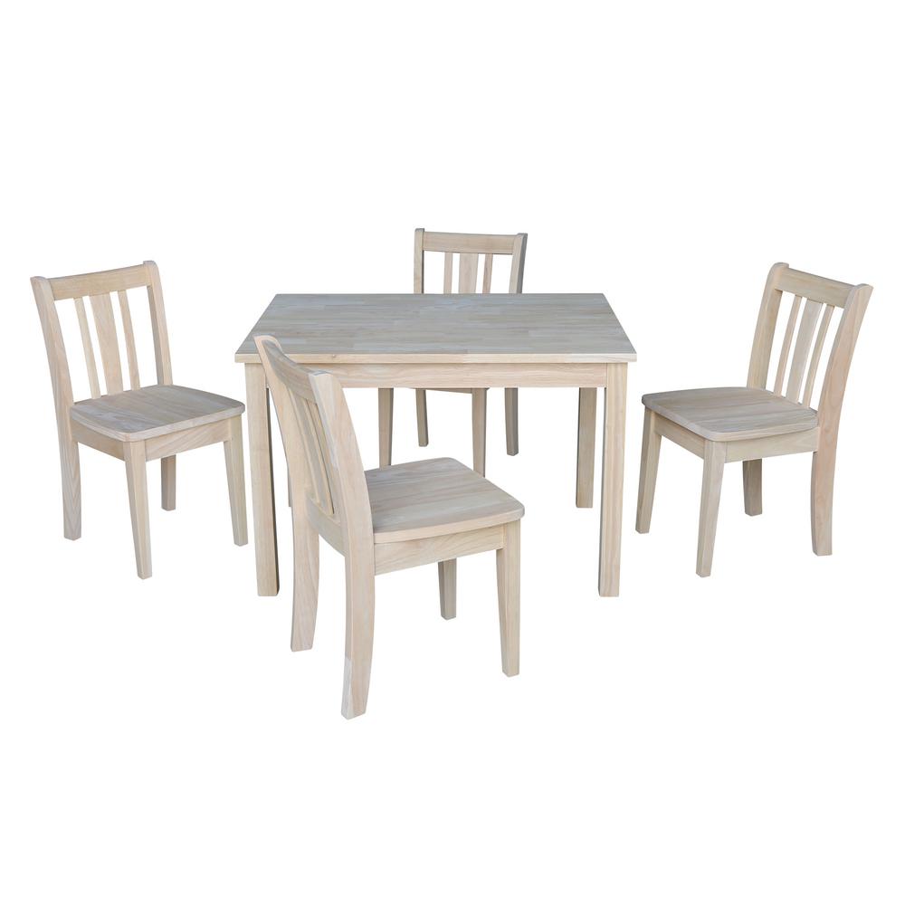 solid wood childrens table and chairs