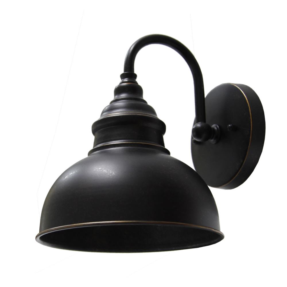 1 Light Oil Rubbed Bronze Outdoor Wall Mount Barn Sconce 1 Light Oil Rubbed Bronze Outdoor Wall Mount Barn Sconce