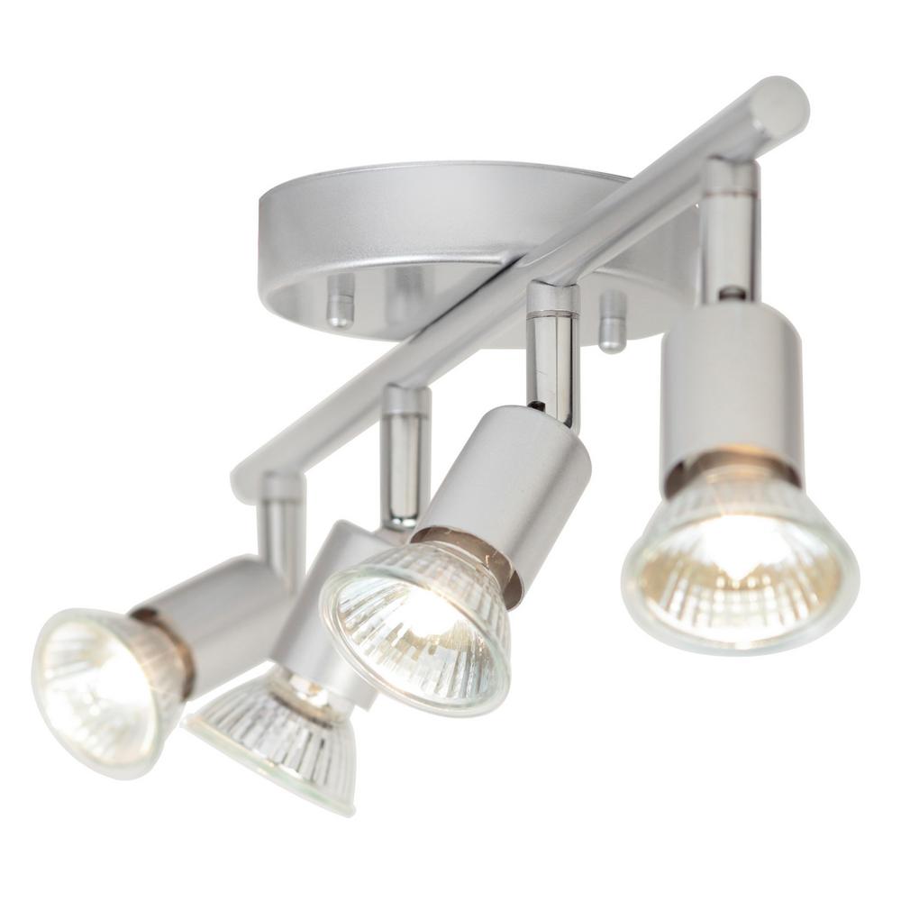 Silver Globe Electric 58932 Payton 4 Light Track Lighting Kit