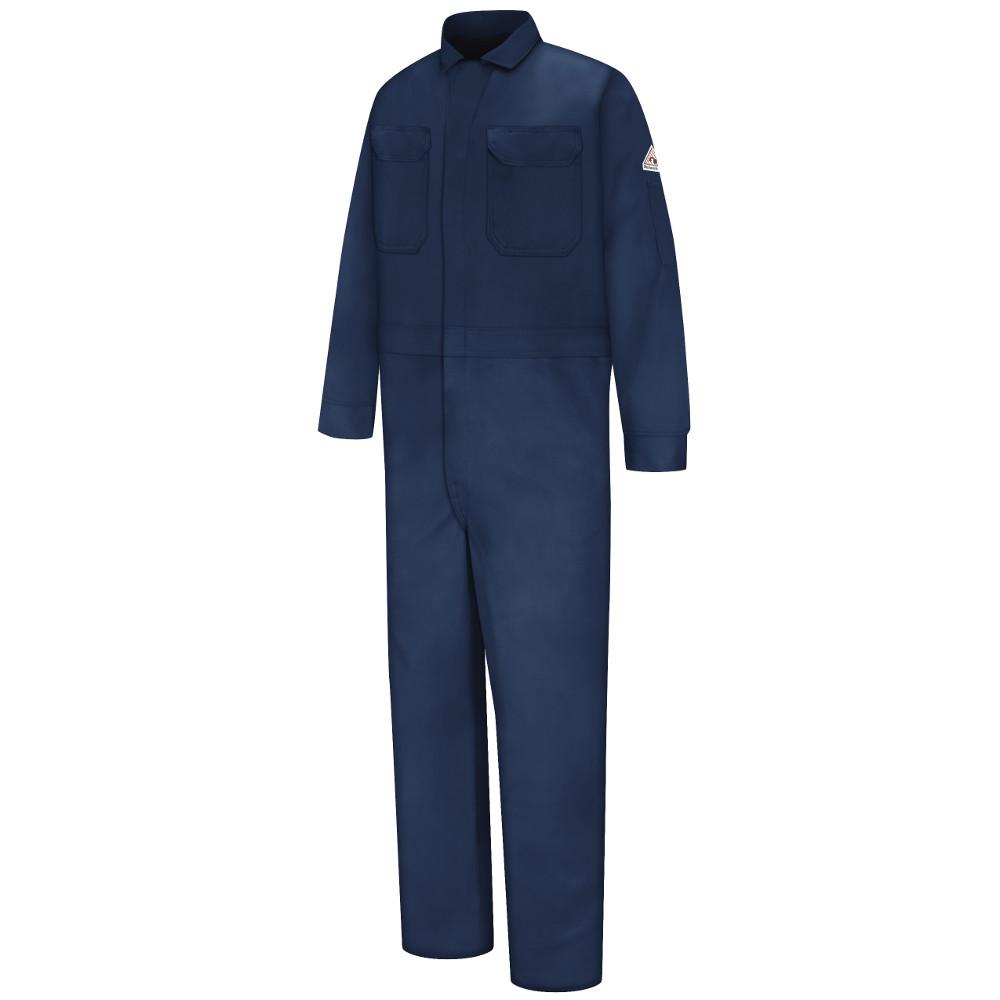Bulwark EXCEL FR Men's Size 54 (Tall) Navy Deluxe Coverall-CED2NV LN 54 ...