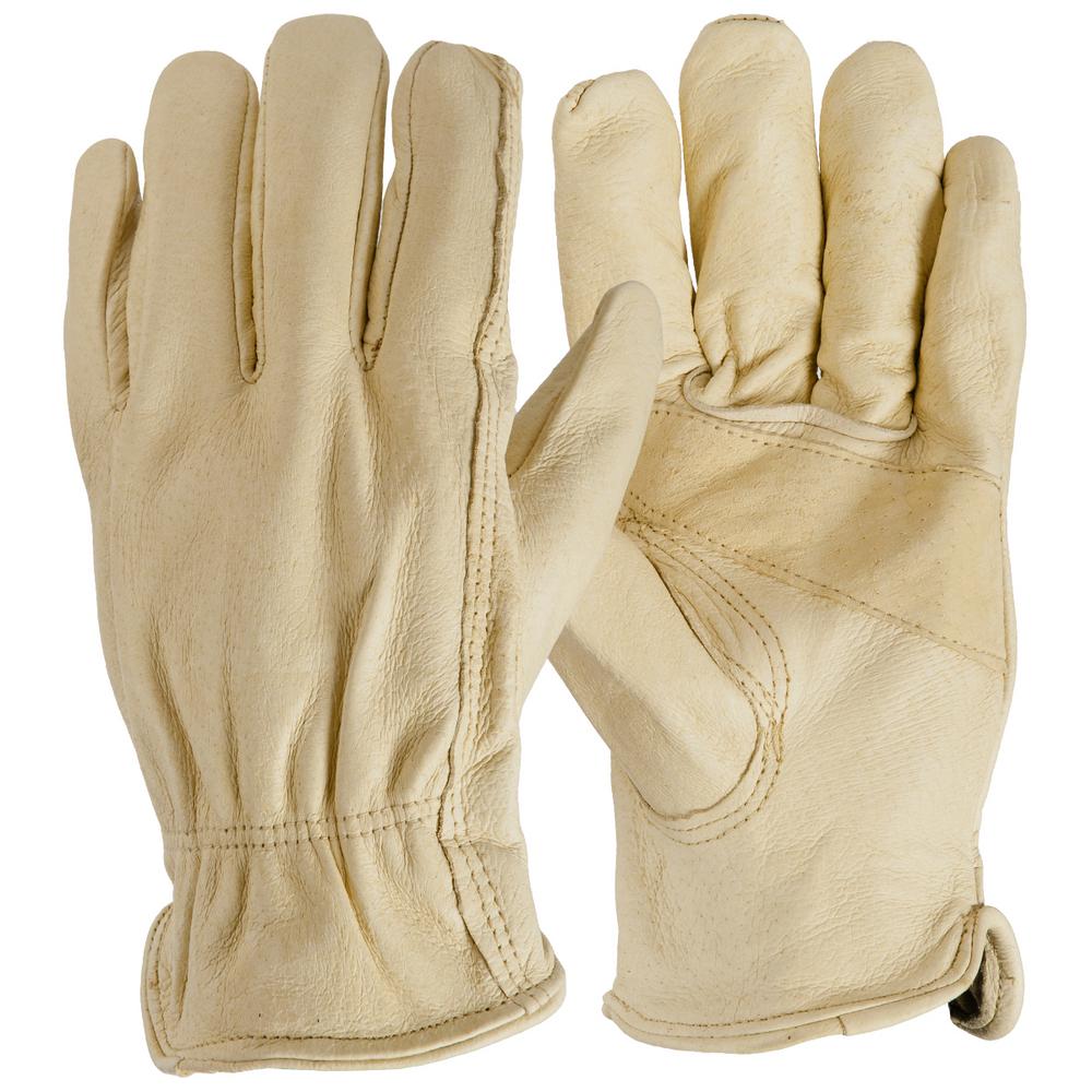 Firm Grip 2X-Large Full Grain Leather Gloves (6-Pair)-10092 - The Home ...