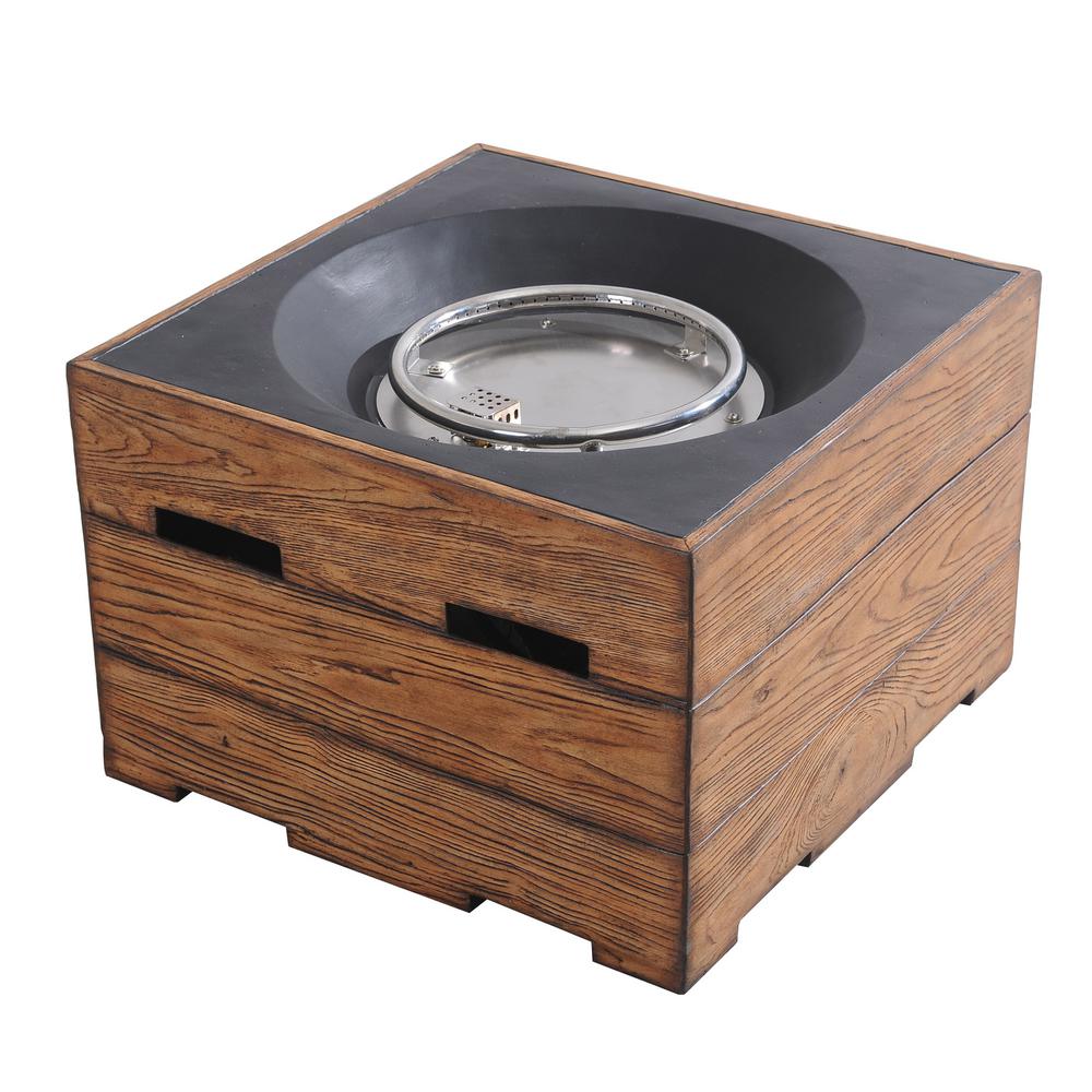 Sunjoy Kent 23 6 In Brown Fire Pit 110502002 The Home Depot