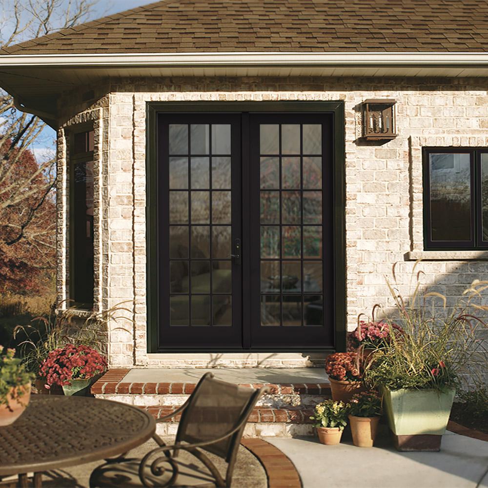 72 x 96 French Patio Door Patio Doors Exterior Doors The Home Depot