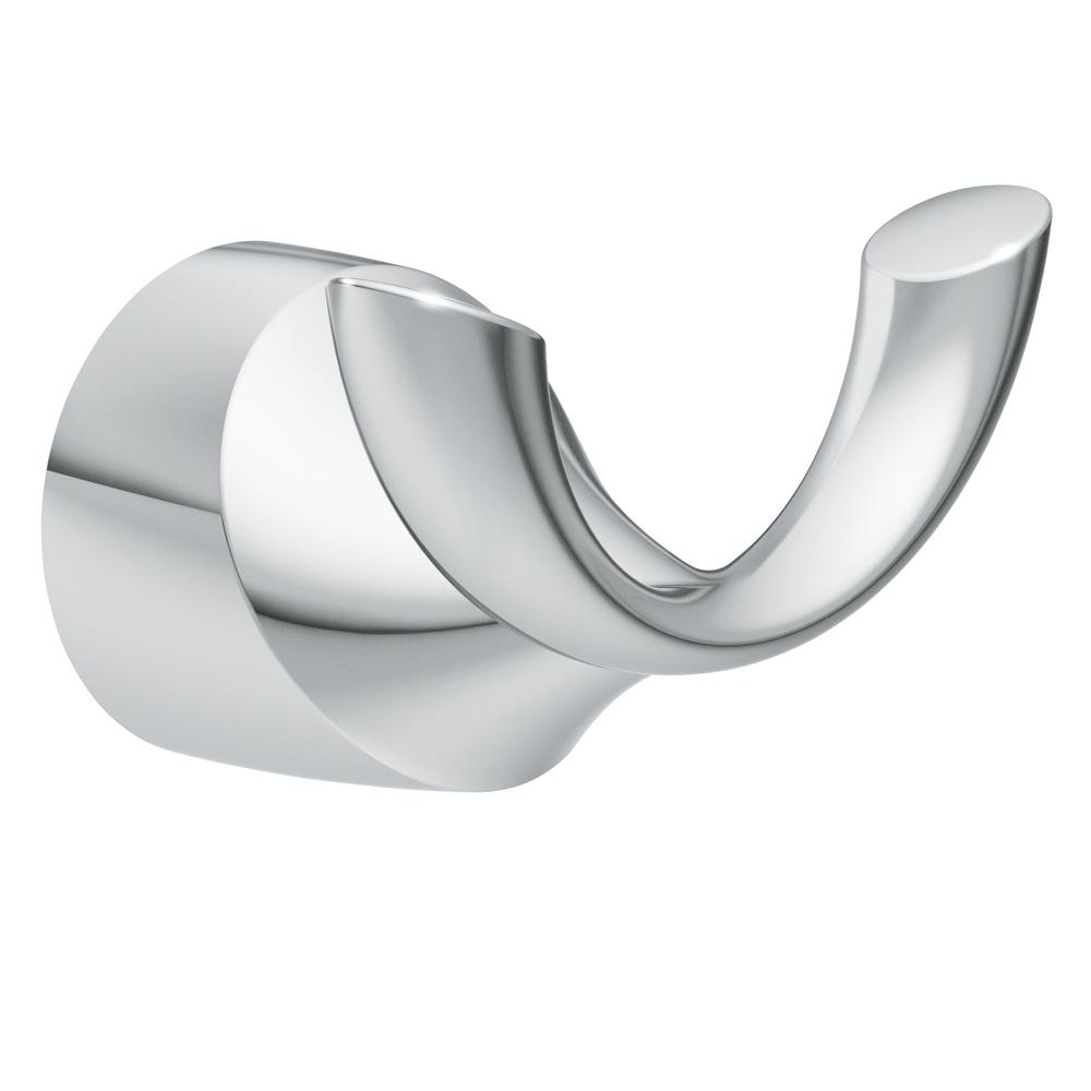 MOEN Idora Screw-In Robe Hook with Press and Mark in ...