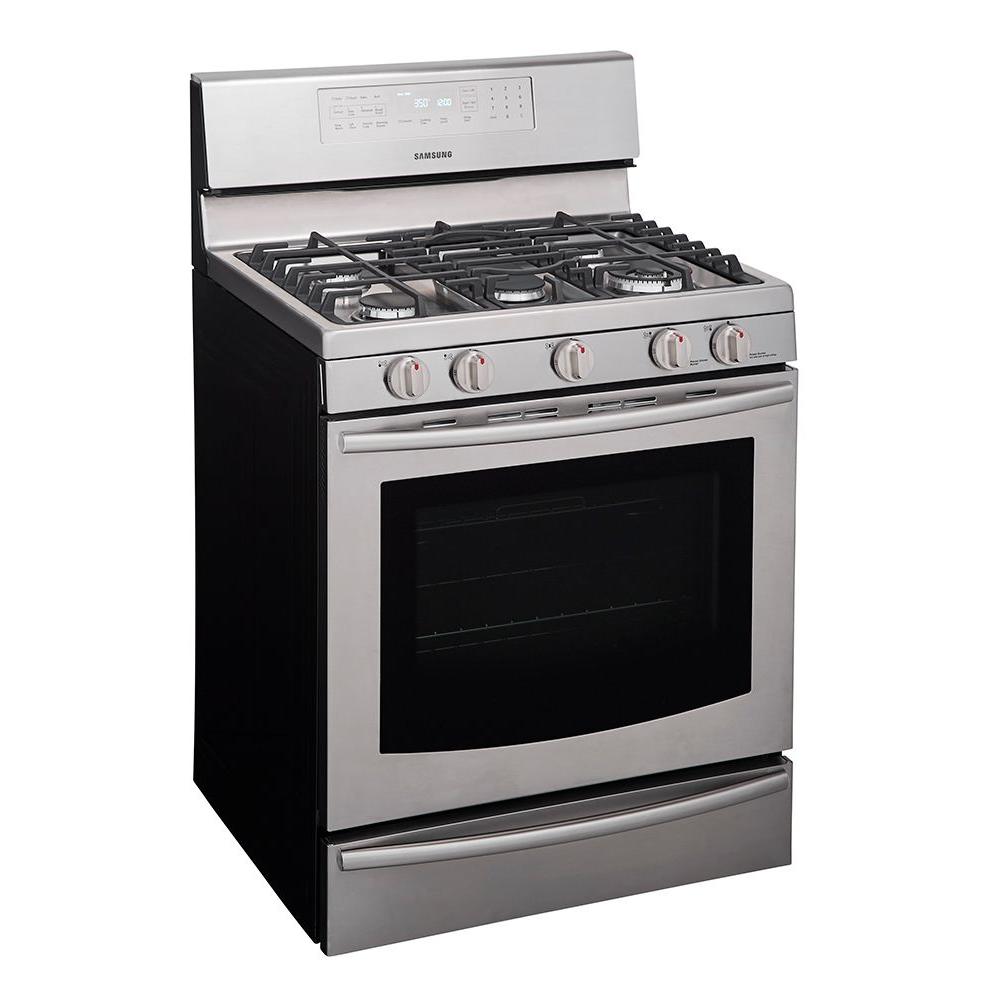Samsung 30 In 5 8 Cu Ft Gas Range With Self Cleaning Convection 6