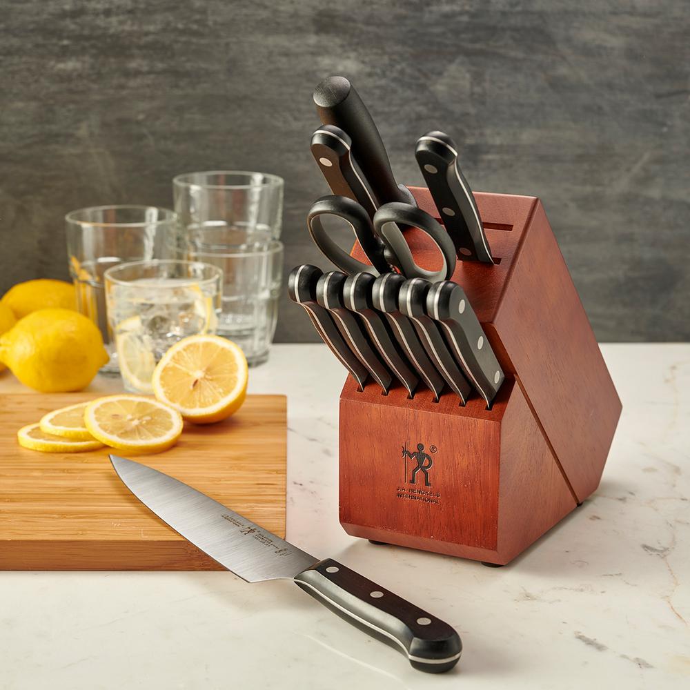 henckels silvercap 14 piece knife block set