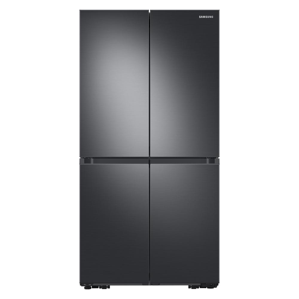 Samsung 29 cu. ft. 4-Door Flex French Door Refrigerator in Finger Print Resistant Black Stainless with FlexZone, Fingerprint Resistant Black Stainless Steel RF29A9671SG