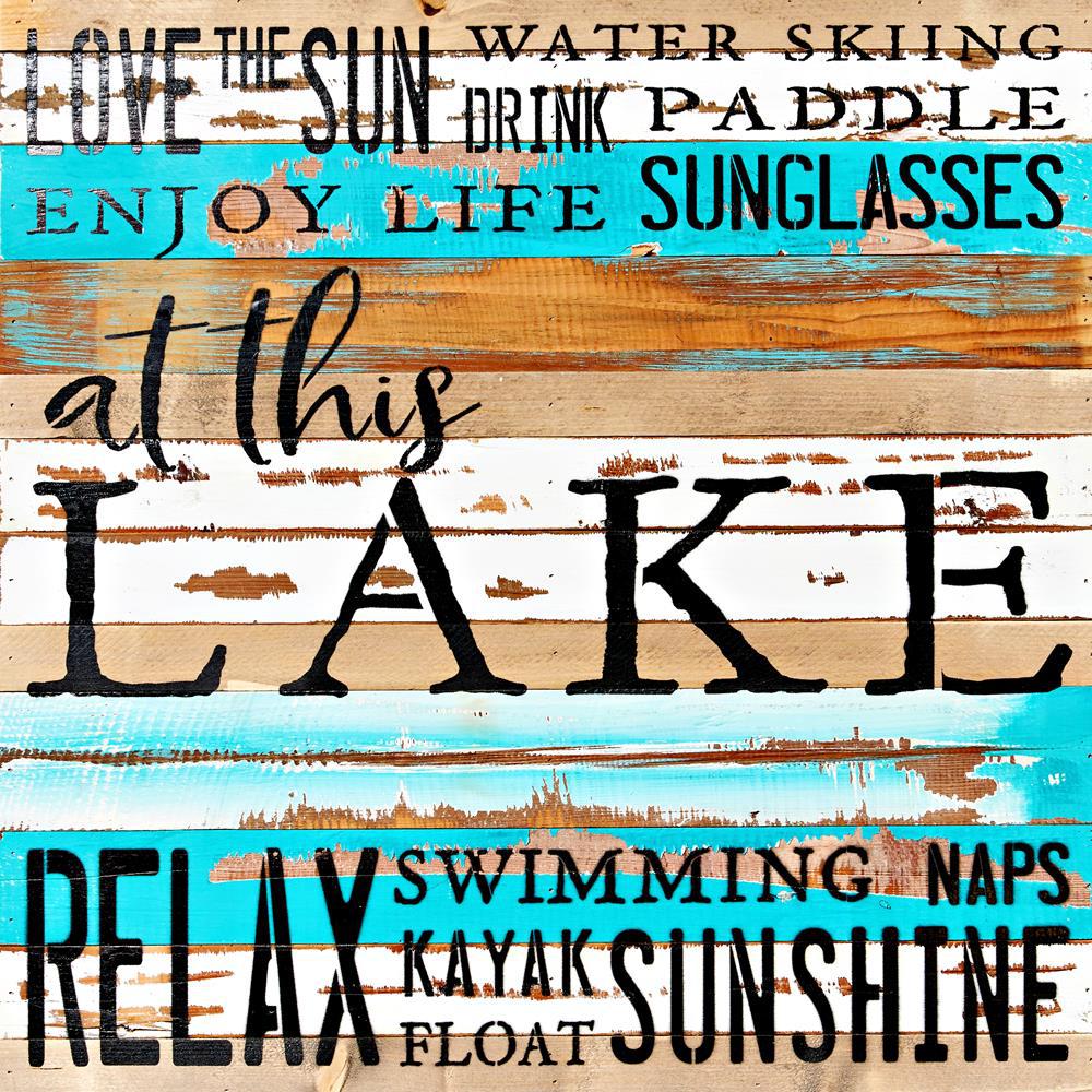 Sweet Bird Co Love The Sun Reclaimed Wood Decorative Sign