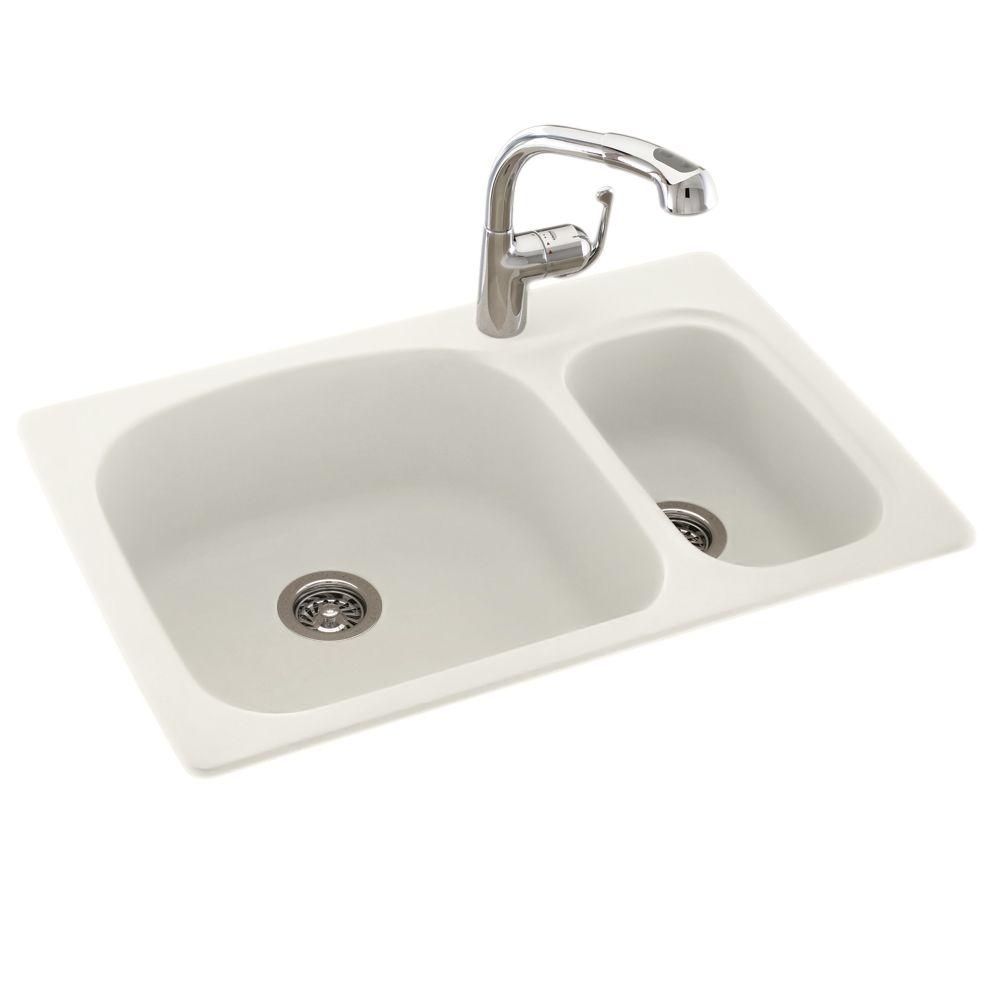 Bisque Swan Drop In Kitchen Sinks Ks03322ls 018 64 1000 