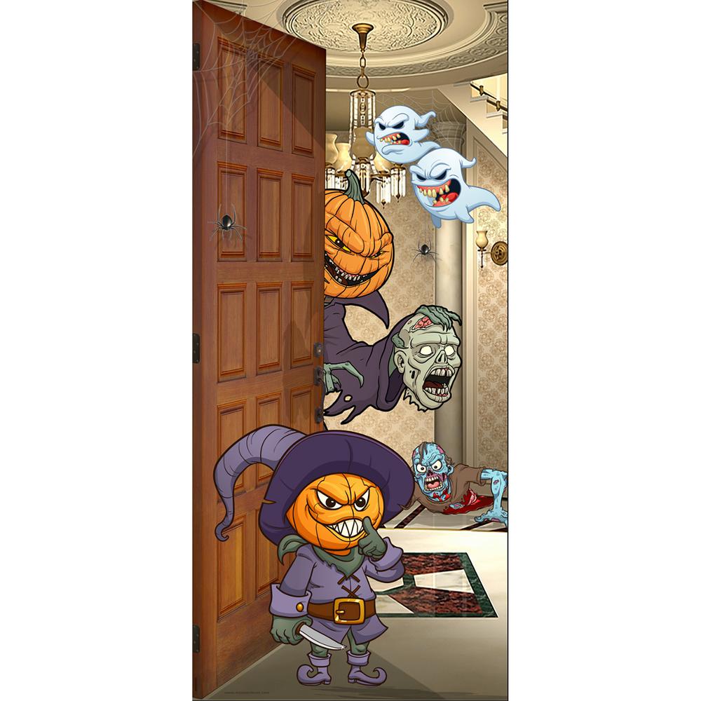 My Door Decor 36 In X 80 In Halloween Front Door Banner