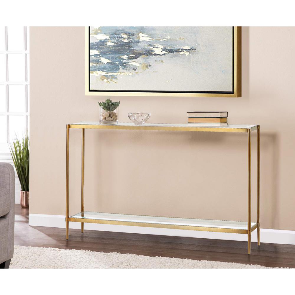 Featured image of post Gold And Glass Sofa Table - Great savings free delivery / collection on many items.
