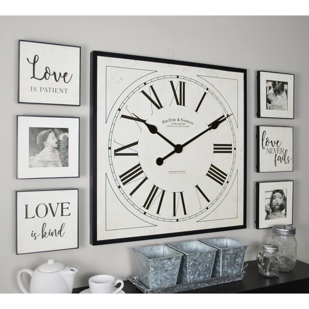 Firstime 32 In X 20 Love White Frame Gallery Set 00262