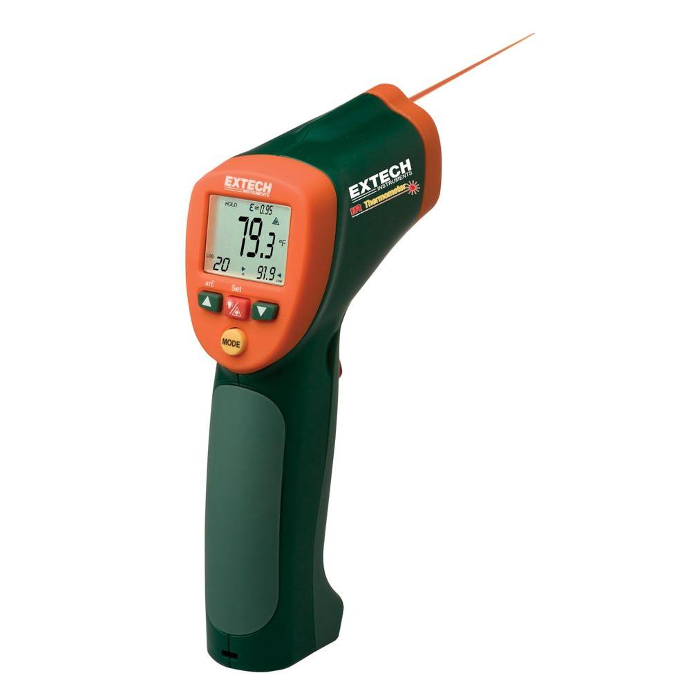 Extech Instruments Wide Range IR Digital Thermometer with Type K Input42515 The Home Depot