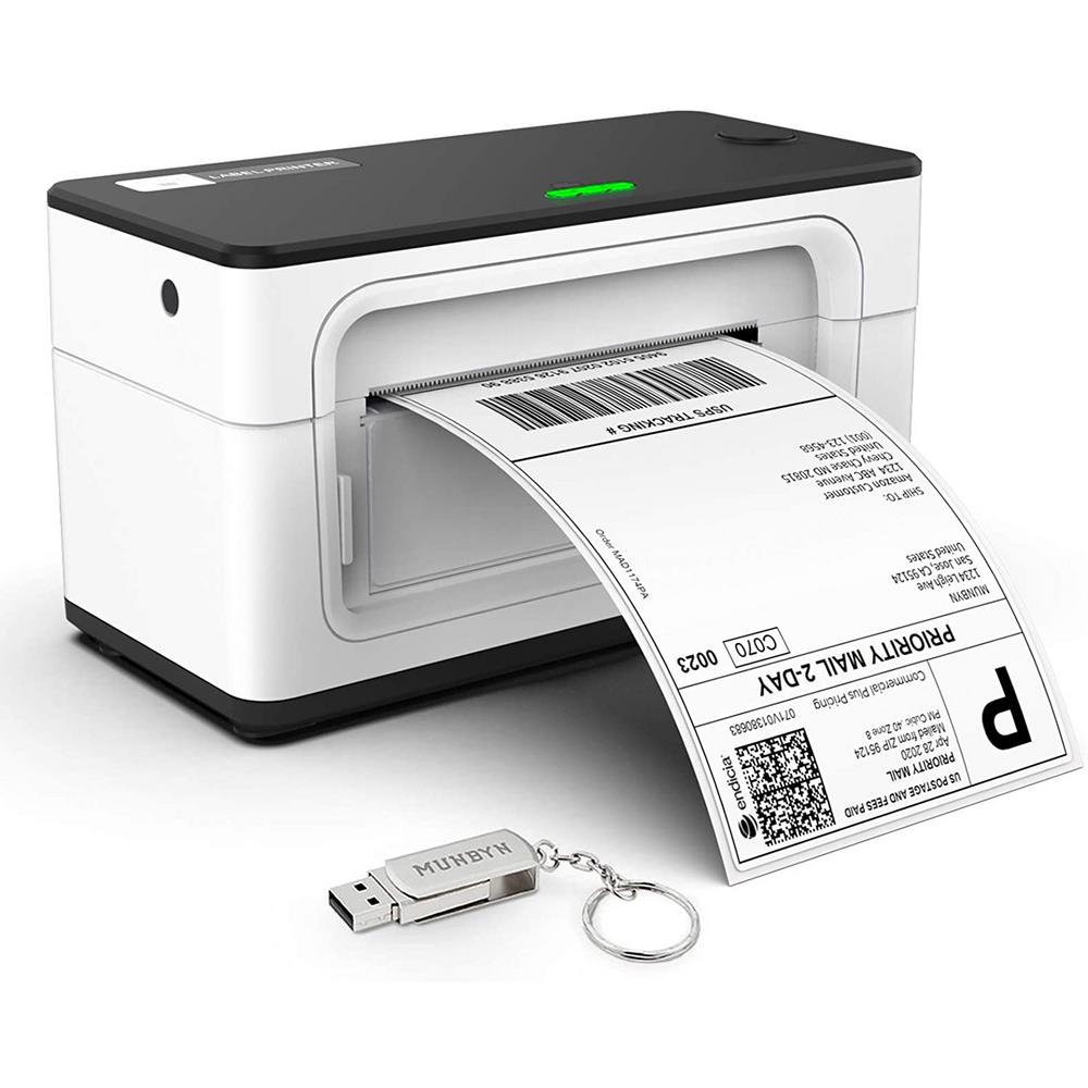 MUNBYN 4 In X 6 In H Speed Thermal Label Printer ITPP941 The Home Depot Munbyn 4 in x 6 in h speed thermal label printer itpp941 the home depot