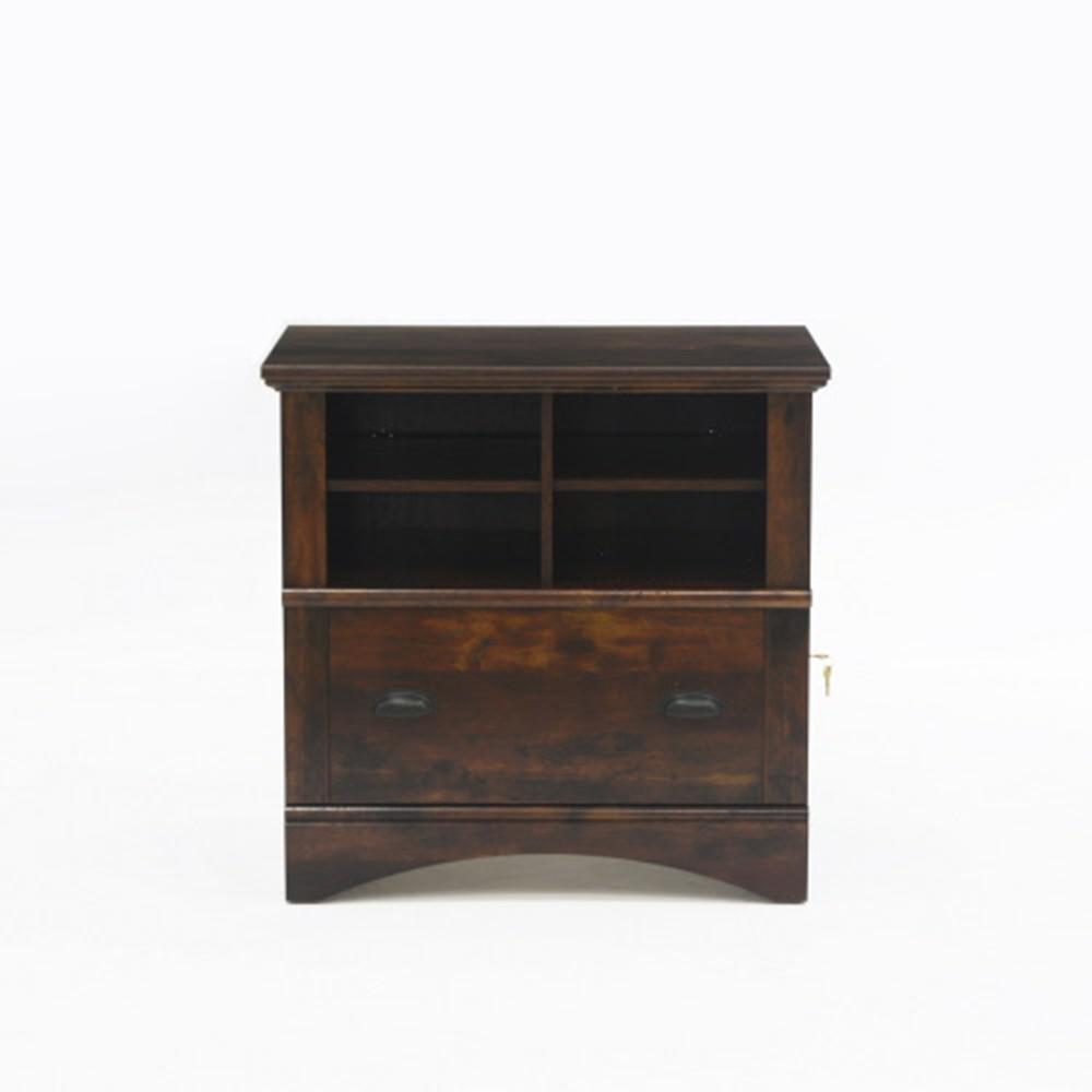 Sauder Cherry Home Office Furniture The Depot Harbor View Curado Cherry Lateral File Cabinet