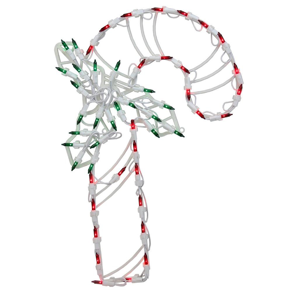 Indoor Window Decor Decorations Holiday 18 In Lighted Candy Cane