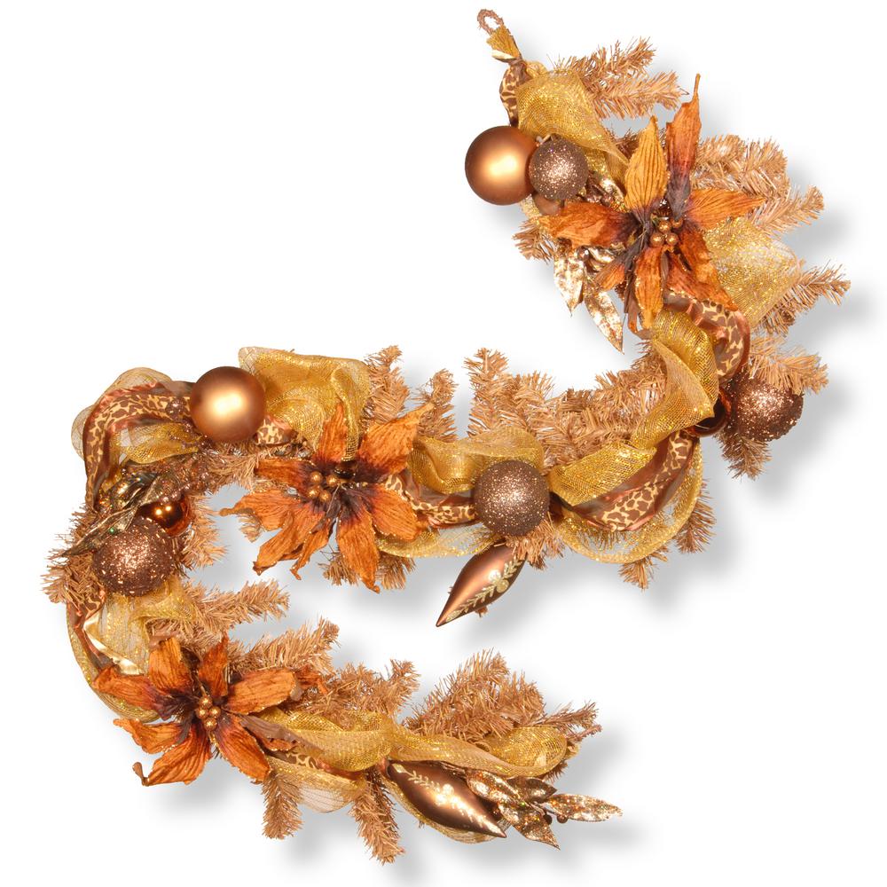 National Tree Company 6 ft. Silver Tinsel GarlandTT33506A1 The