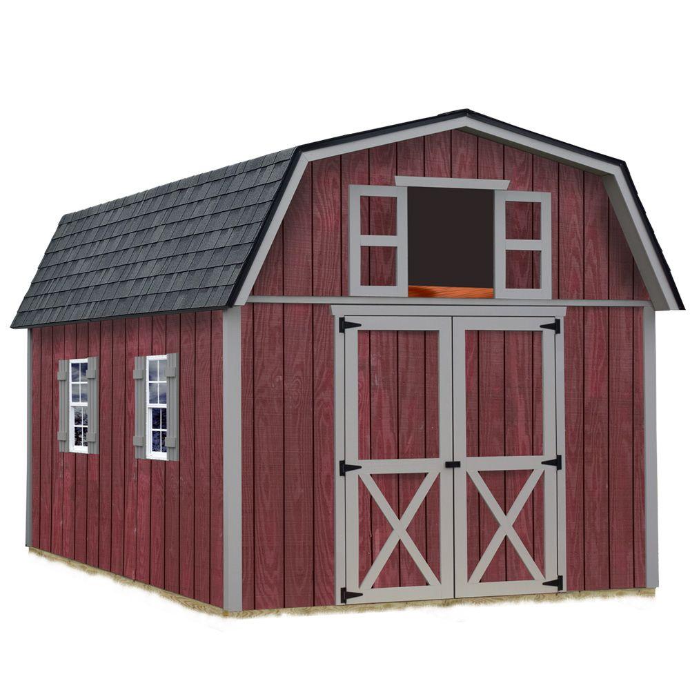 Best Barns Woodville 10 Ft X 12 Ft Wood Storage Shed Kit