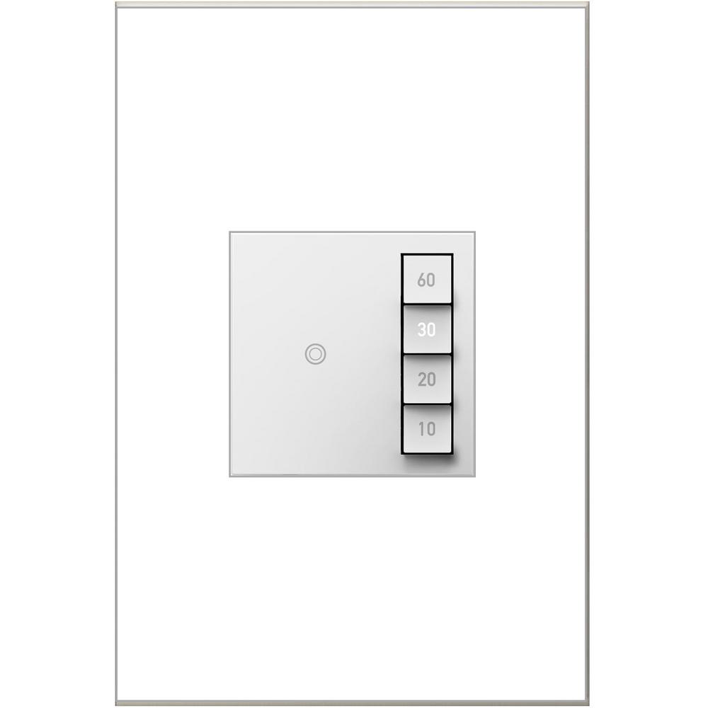 Legrand adorne 15 Amp 60 Minutes InWall Digital Touch Timer Sensor