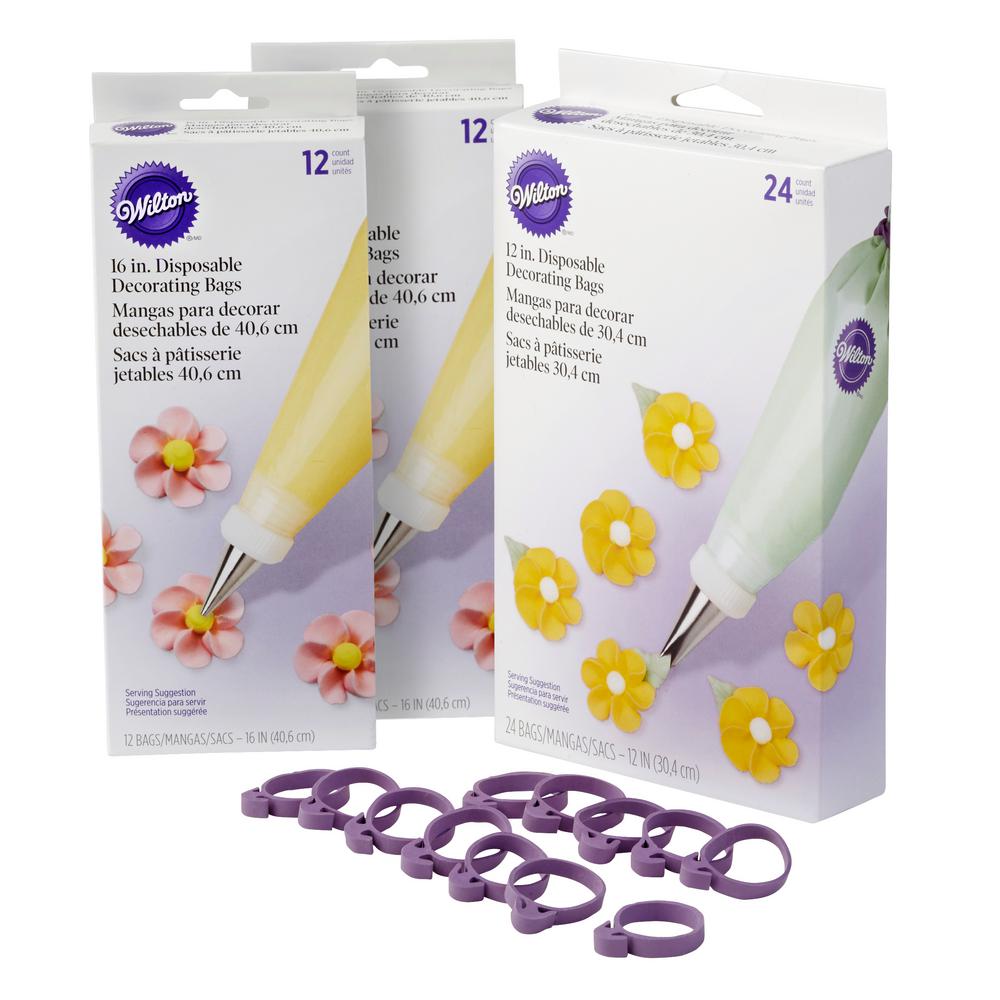 Wilton Disposable Decorating Bags Set 2109 8435 The Home Depot Wilton Disposable Decorating Bags Set