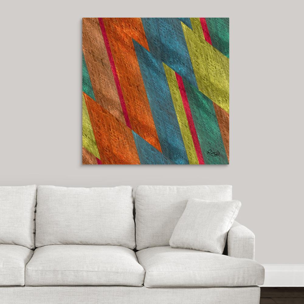 Greatcanvas Sheared Grid Ii By Rupa Art Canvas Wall Sheared Grid Ii By Rupa Art Canvas Wall