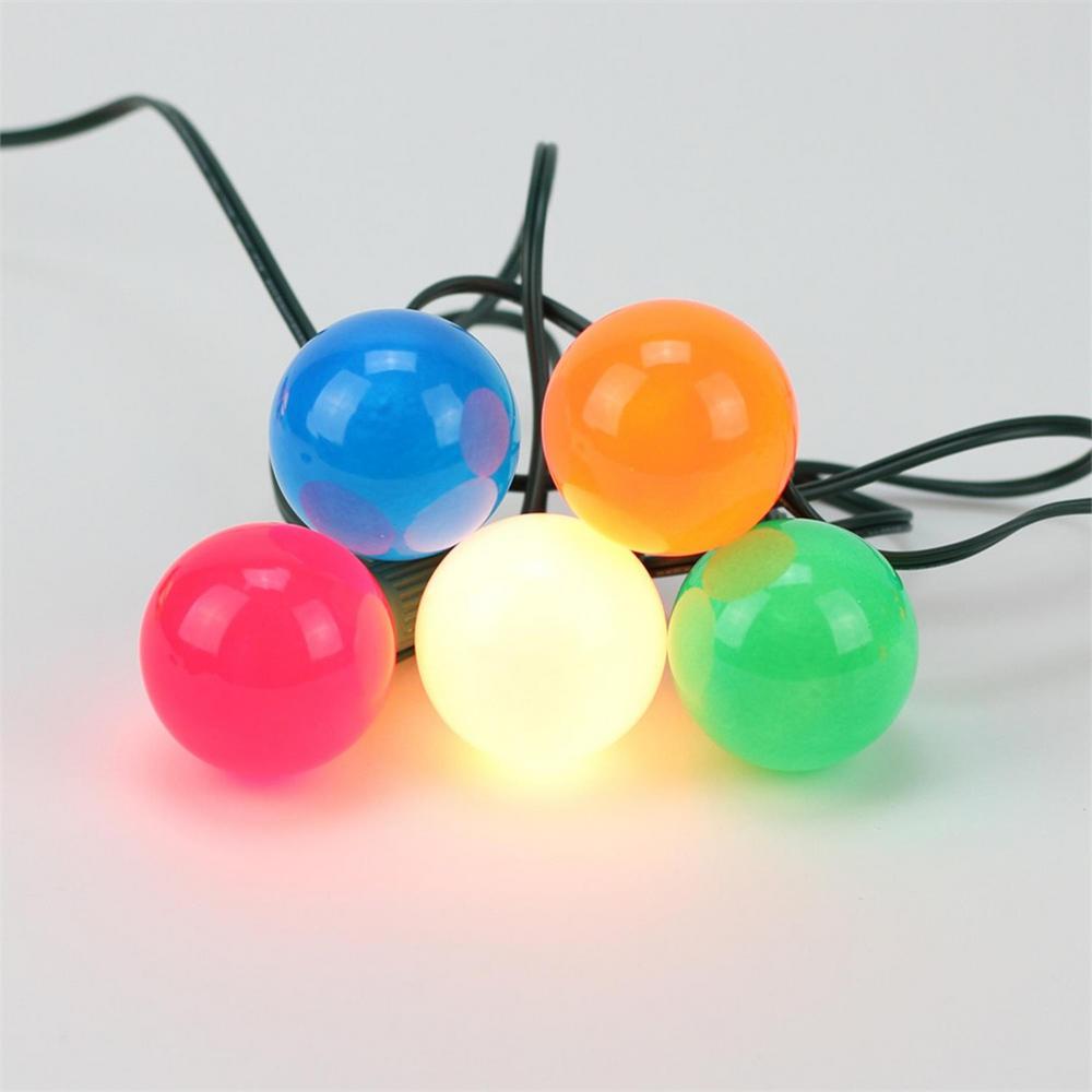 Sienna 20-Light Multi-Color Opaque G50 Globe Christmas Lights with