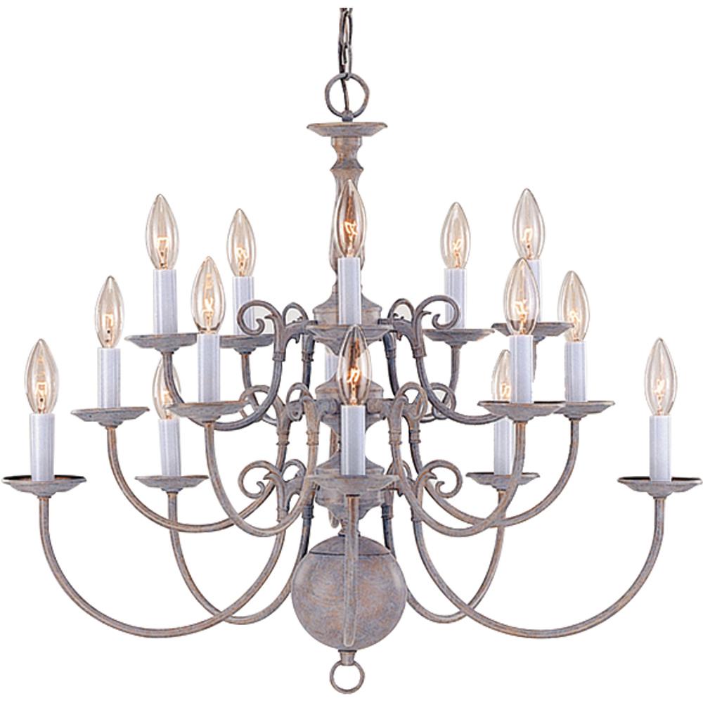 Volume Lighting 15 Light Indoor Interior Prairie Rock Candle